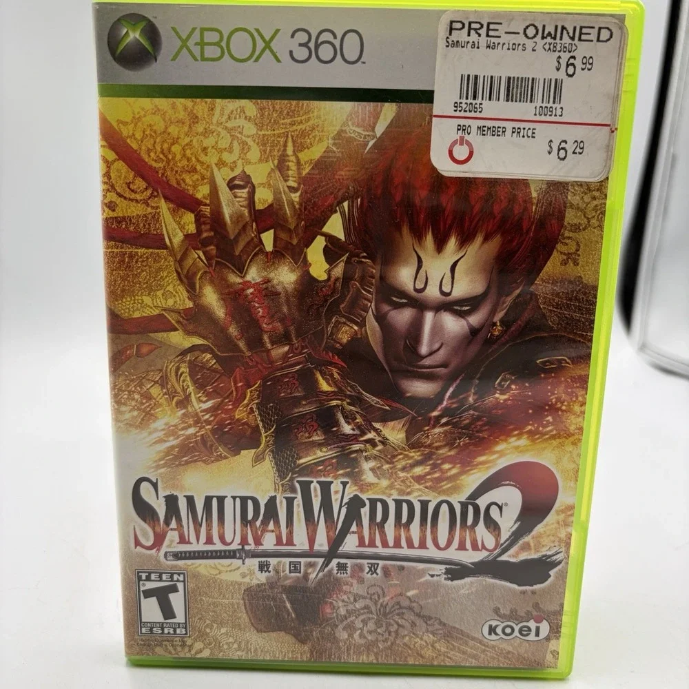 Samurai Warriors 2 Xbox 360 Complete Case Disc Tested Working